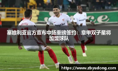 塞维利亚官方宣布中场重磅签约：意甲双子星将加盟球队